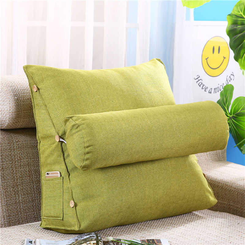 New bedside cushion pure color cotton and linen removable linen cushion floating window tatami sofa pillow
New bedside cushion pure color cotton and linen removable linen cushion floating window tatami sofa pillow