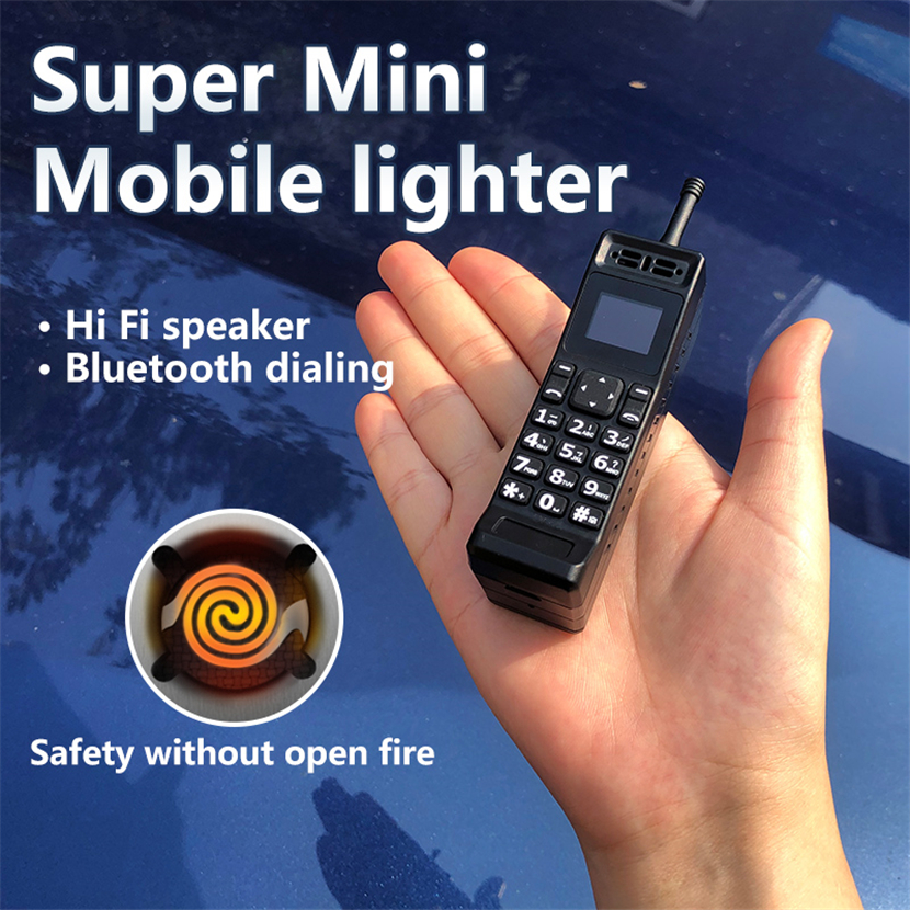 Unlocked Super Mini Electronic lighter Mobile Phone Nostalgic Classic Style Bluetooth Synchronous Single Sim Vintage Tiny Finger Cellphone, Black
Unlocked Super Mini Electronic lighter Mobile Phone Nostalgic Classic Style Bluetooth Synchronous Single Sim Vintage Tiny Finger Cellphone, Black