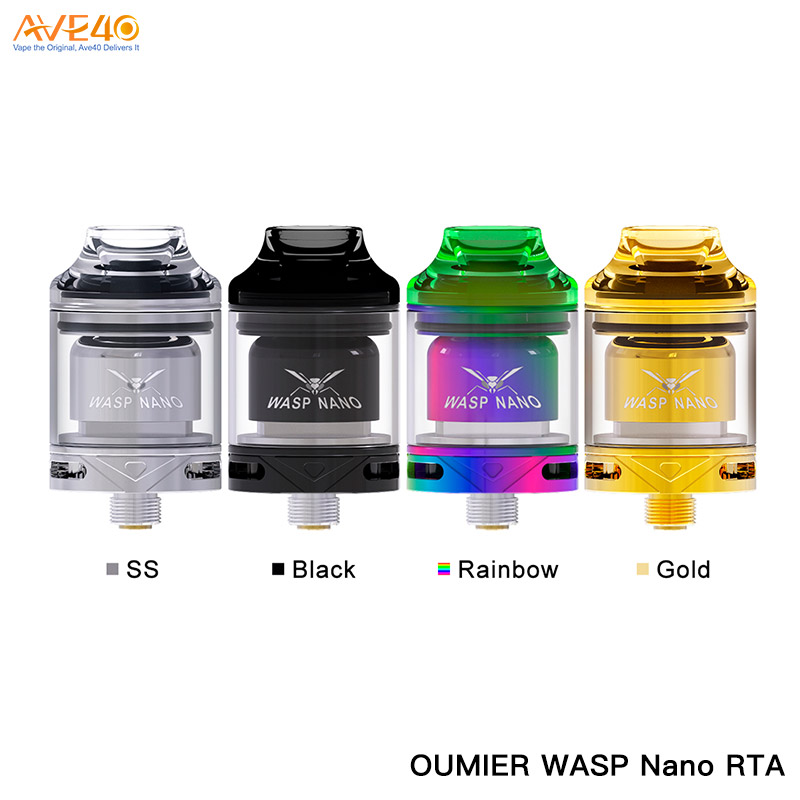 OUMIER WASP Nano RTA Atomizers 2ml Capacity Spports Single Coil Double Top Flling Side Airflow 100% Original Electronic Cigarettes
OUMIER WASP Nano RTA Atomizers 2ml Capacity Spports Single Coil Double Top Flling Side Airflow 100% Original Electronic Cigarettes