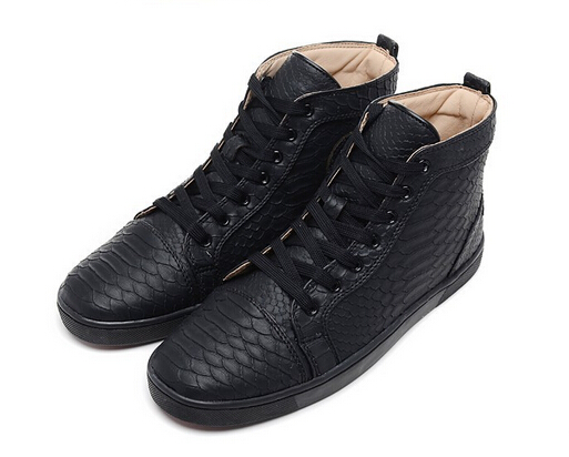 New Mens and Womens Matte Fillets Genuine Leather high top sneakers,designer Sports Shoes,Skateboarding Snake Skin Shoes Black/blue 35-46
New Mens and Womens Matte Fillets Genuine Leather high top sneakers,designer Sports Shoes,Skateboarding Snake Skin Shoes Black/blue 35-46