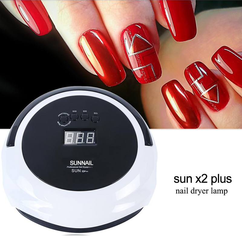 SUNX2Plus UV LED nail Lamp 75w handle Gel Polish Curing Auto Sensing Lamp with LCD Display painless Nails Manicure Tools, As picture
SUNX2Plus UV LED nail Lamp 75w handle Gel Polish Curing Auto Sensing Lamp with LCD Display painless Nails Manicure Tools, As picture