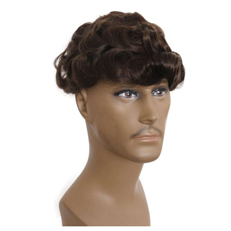 Hot Selling Brown #4 Color Toupee for Men Silicone Lace Hair Pieces Brazilian Virgin Human Hair Replacement