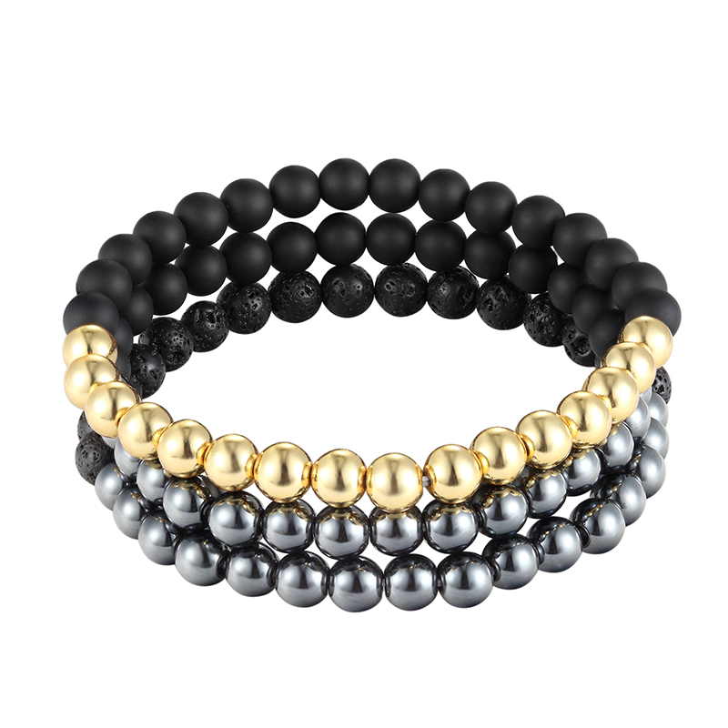 New 8MM Lava Stone gold black Hematite Beads Bracelet Diy Aromatherapy Essential Oil Diffuser Bracelet For women men jewelry
New 8MM Lava Stone gold black Hematite Beads Bracelet Diy Aromatherapy Essential Oil Diffuser Bracelet For women men jewelry