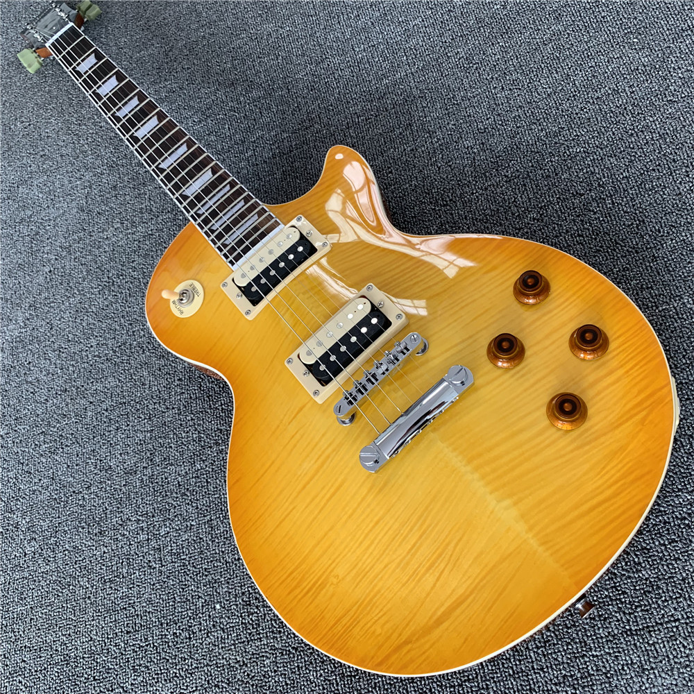 New high quality new to guitar China electric guitar yellow appetite, hot selling high quality guitar
New high quality new to guitar China electric guitar yellow appetite, hot selling high quality guitar