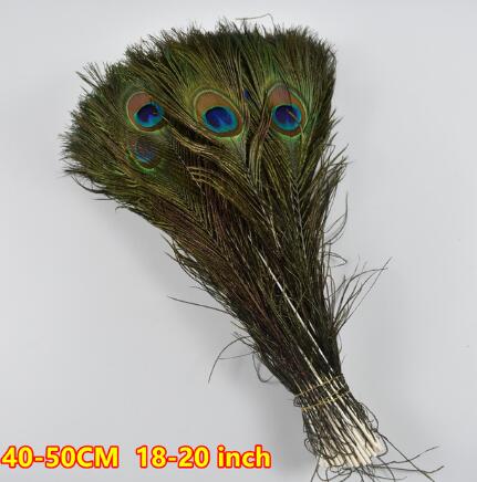 Party Decoration Natural Real Peacock Feathers For Crafts 25-80cm dress is with Home Hotel decor room vase