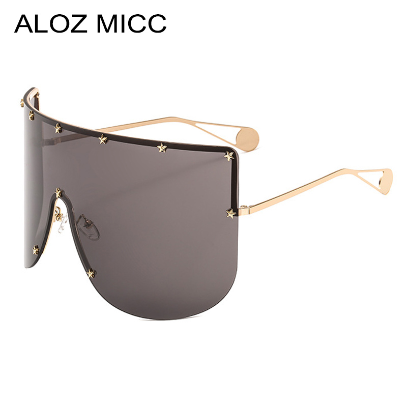 ALOZ MICC Women New Oversized Sunglasses Men 2019 Brand Designer Half Frame Sunglasses Women Windproof Visor Goggles Eyewear A462
ALOZ MICC Women New Oversized Sunglasses Men 2019 Brand Designer Half Frame Sunglasses Women Windproof Visor Goggles Eyewear A462