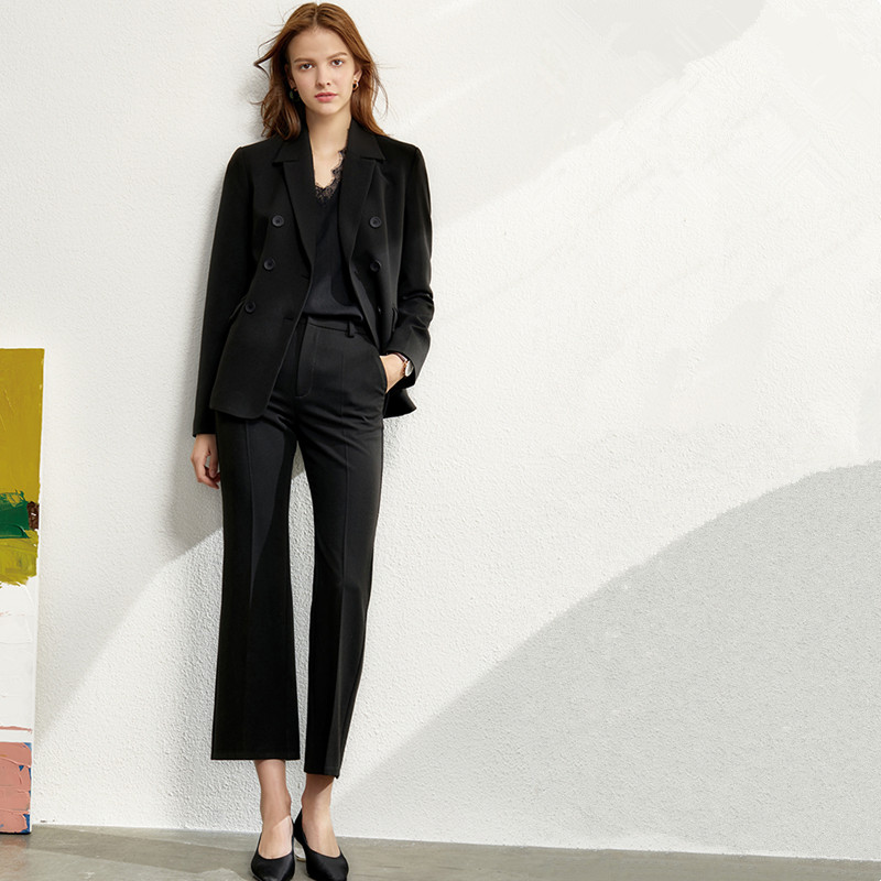 Suits women' business suit women' business work professional suit 2 piece blazer pants pantsuits trouser female, Black
Suits women' business suit women' business work professional suit 2 piece blazer pants pantsuits trouser female, Black