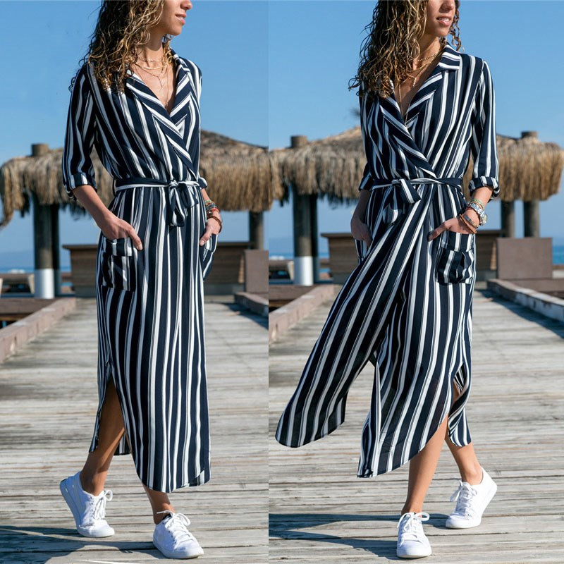 Women Sexy V Neck Loose Dress Pocket 2019 Fall Spring Long Sleeve A-Line Casual Bandage Swing Dress Floral Printed Split Dresses, As photo show
Women Sexy V Neck Loose Dress Pocket 2019 Fall Spring Long Sleeve A-Line Casual Bandage Swing Dress Floral Printed Split Dresses, As photo show