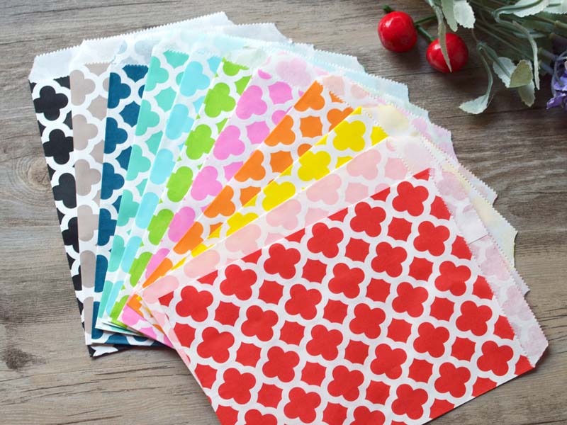 Party Supplies Paper Gift Bag Stripe Dot Candy Paper Bags Wedding Favors Gifts Decoration 100 pcs per lot