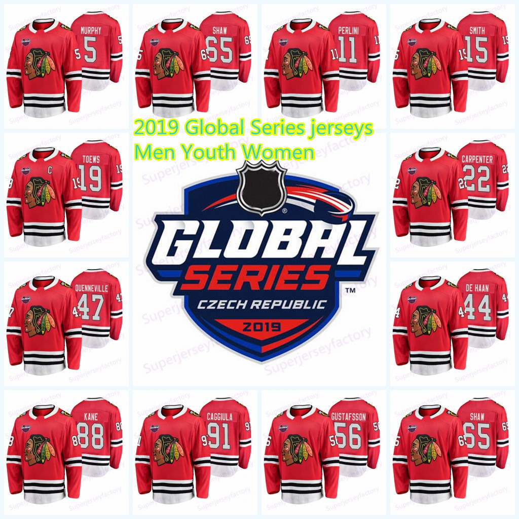 19 Jonathan Toews Chicago Blackhawks Jersey 2019 Global Series 88 Patrick Kane 65 Andrew Shaw 50 Corey Crawford 12 Alex DeBrincat jerseys, Black;red
19 Jonathan Toews Chicago Blackhawks Jersey 2019 Global Series 88 Patrick Kane 65 Andrew Shaw 50 Corey Crawford 12 Alex DeBrincat jerseys, Black;red