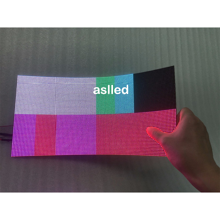 Indoor flexible LED module P2.5 size 320x160mm curved magnetic installation DIY curved led display video