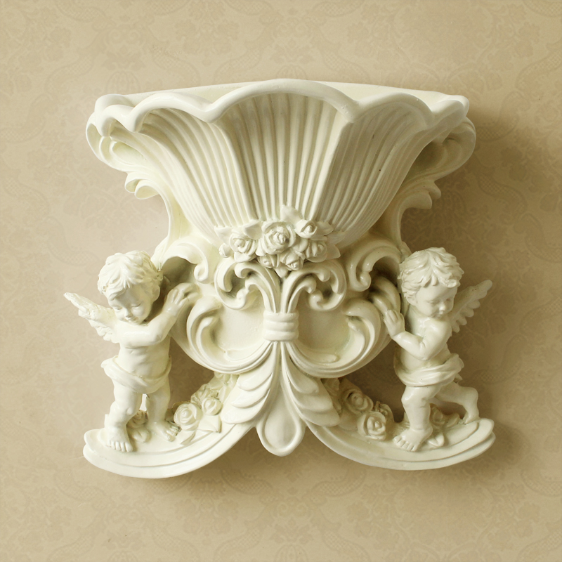 Resin art Vases Home decorative European Style Creative hanging Wall Vase wedding home decoration Living Room Table Flower Vase