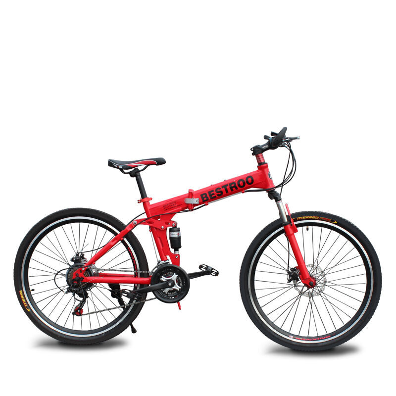 24/26 Inch Foldable Double Absorption Variable Speed Mountain Bicycle Aluminum Alloy Frame Double Disc Brake Oil Brake One
24/26 Inch Foldable Double Absorption Variable Speed Mountain Bicycle Aluminum Alloy Frame Double Disc Brake Oil Brake One