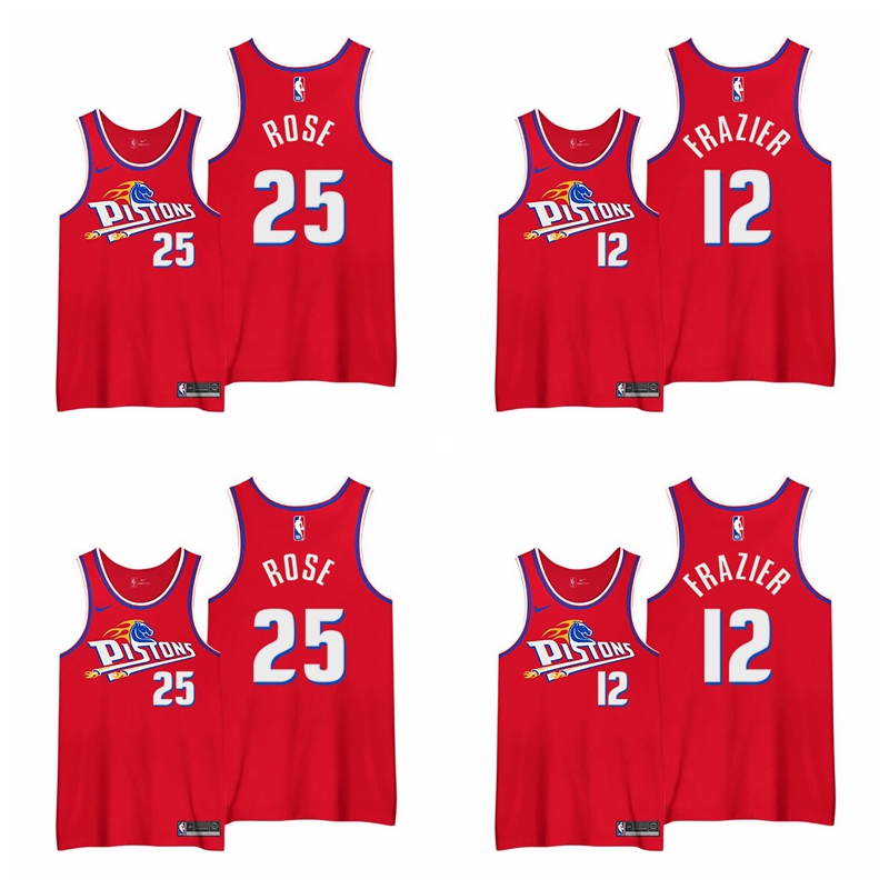 Custom Men NBA Detroit Pistons Derrick Rose 12 Tim Frazier Red City 2nd Special Edition Basketball Jersey, Grey
Custom Men NBA Detroit Pistons Derrick Rose 12 Tim Frazier Red City 2nd Special Edition Basketball Jersey, Grey
