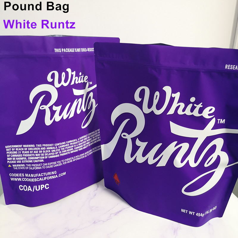 Newest Cookies 1 Pound Bag 16OZ White Runtz SMELL PROOF Packaging Bag Cookies Pound Package 420 Dry Herb Flowers
Newest Cookies 1 Pound Bag 16OZ White Runtz SMELL PROOF Packaging Bag Cookies Pound Package 420 Dry Herb Flowers