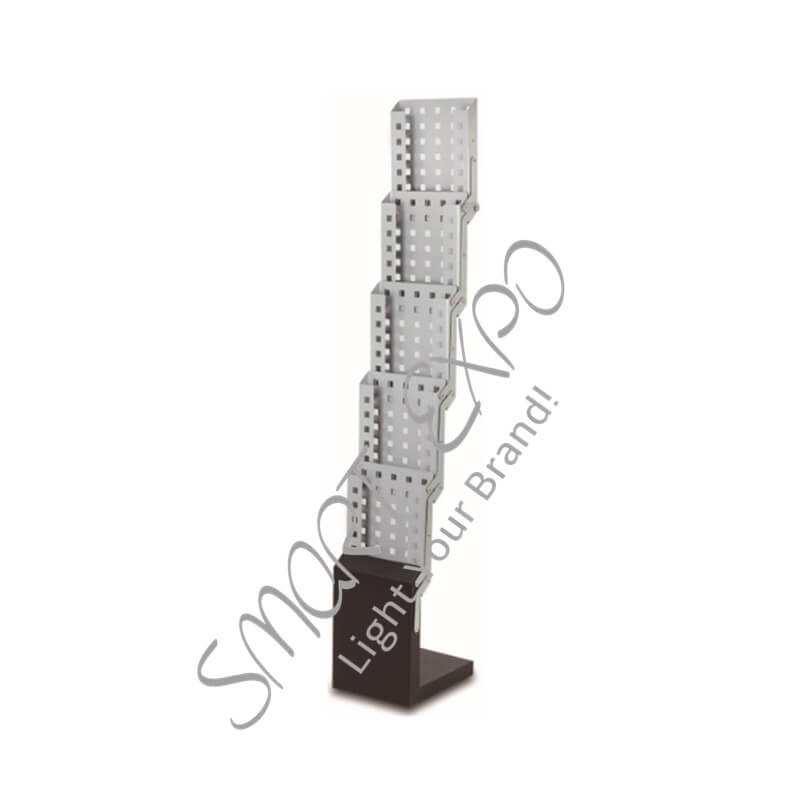 Steel Magazine Brochure Literature Catalog Holder Rack Stand Trade-show Display with Canvas Carrying Bag 5 A4 Pockets
Steel Magazine Brochure Literature Catalog Holder Rack Stand Trade-show Display with Canvas Carrying Bag 5 A4 Pockets