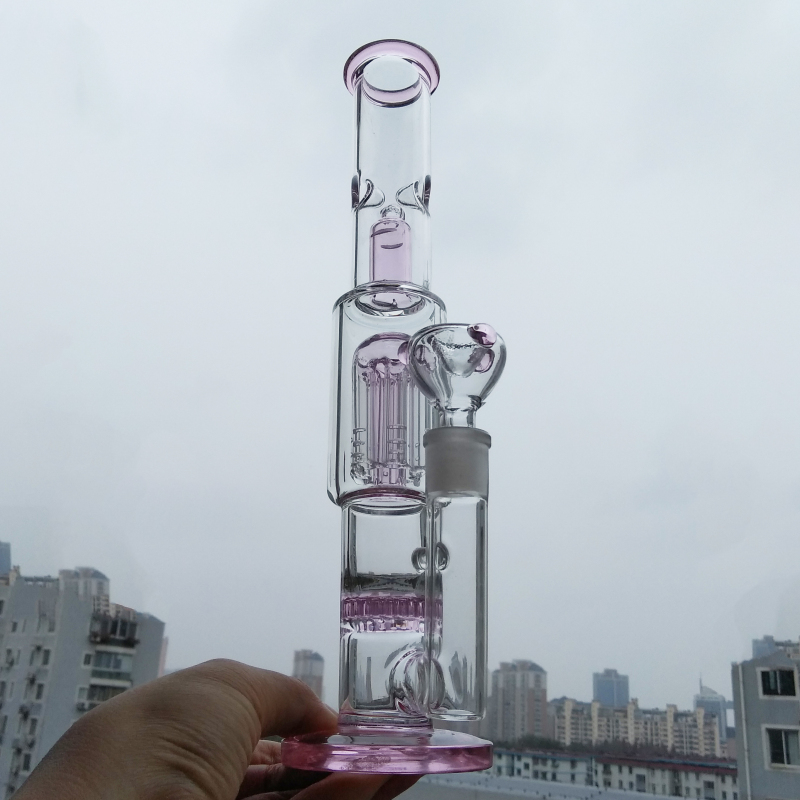 Smoking Glass Bong Pink Water Pipe 8 Arms Perk Recycler Bubbler Perc Dab Rig 14.4mm Female Joint Whoelsale
Smoking Glass Bong Pink Water Pipe 8 Arms Perk Recycler Bubbler Perc Dab Rig 14.4mm Female Joint Whoelsale