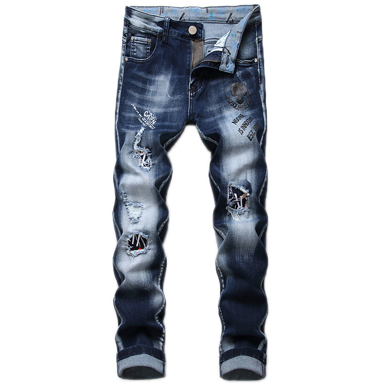 MORUANCLE Mens Hi Street Ripped Jeans Pants Fashion Destroyed Distressed Denim Trousers With Holes Patches Washed Blue Stretch
MORUANCLE Mens Hi Street Ripped Jeans Pants Fashion Destroyed Distressed Denim Trousers With Holes Patches Washed Blue Stretch