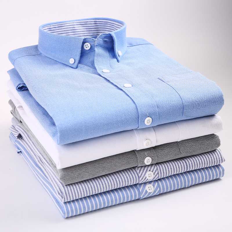 Pure Cotton Oxford Business Men Button Casual shirt Anti Wrinkle long sleeve solid striped dress shirt for male plaid, 5301
Pure Cotton Oxford Business Men Button Casual shirt Anti Wrinkle long sleeve solid striped dress shirt for male plaid, 5301