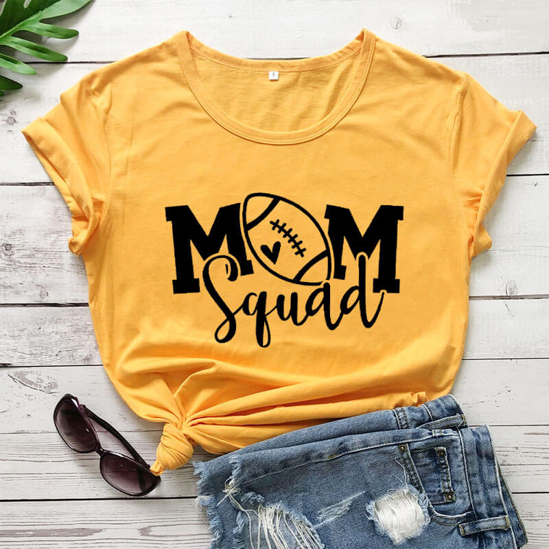 Mom Squad Printed Mom T Shirt New Arrival Casual 100%Cotton Funny T Shirt Life Shirts Mother's Day Gift, Olive-black text
Mom Squad Printed Mom T Shirt New Arrival Casual 100%Cotton Funny T Shirt Life Shirts Mother's Day Gift, Olive-black text