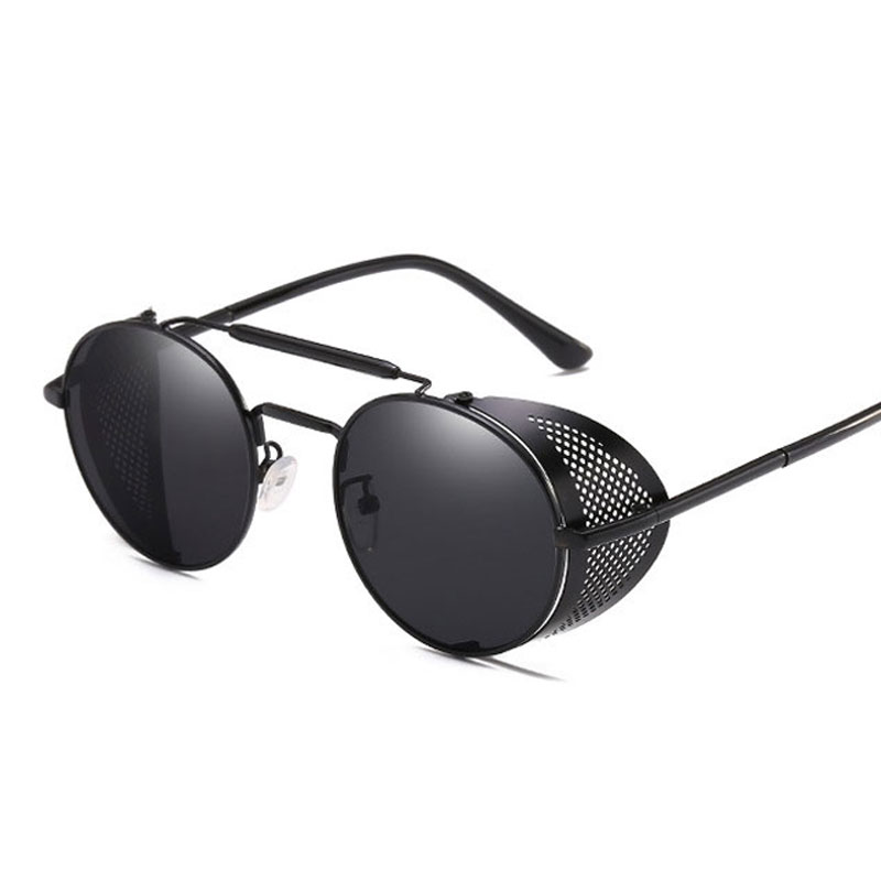 Luxury-Retro Steampunk Sunglasses goggle Round Designer Steam Punk Metal Shields Sunglasses Men Women UV400 Gafas de Sol
Luxury-Retro Steampunk Sunglasses goggle Round Designer Steam Punk Metal Shields Sunglasses Men Women UV400 Gafas de Sol