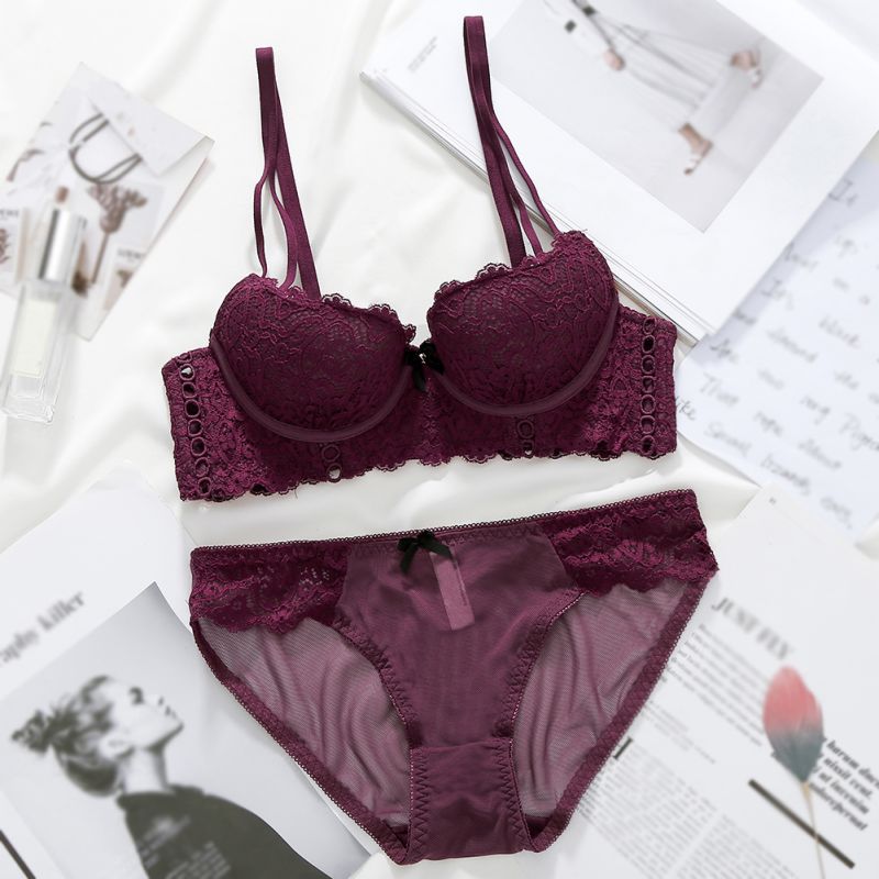 EFINNY Sexy Bra Sets Embroidery Lingerie Underwear Women Set Lace Comfortable Brassiere Bras, Black
EFINNY Sexy Bra Sets Embroidery Lingerie Underwear Women Set Lace Comfortable Brassiere Bras, Black