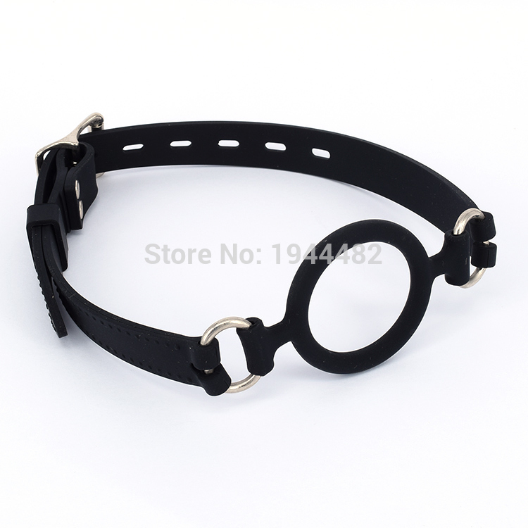 SODANDY Open Mouth Gag Silicone Ball Gag Sex Slave Sex Toys For Women Bondage Restraint O Ring Gag Adult Game For Couple Torture C18112701 - view 4