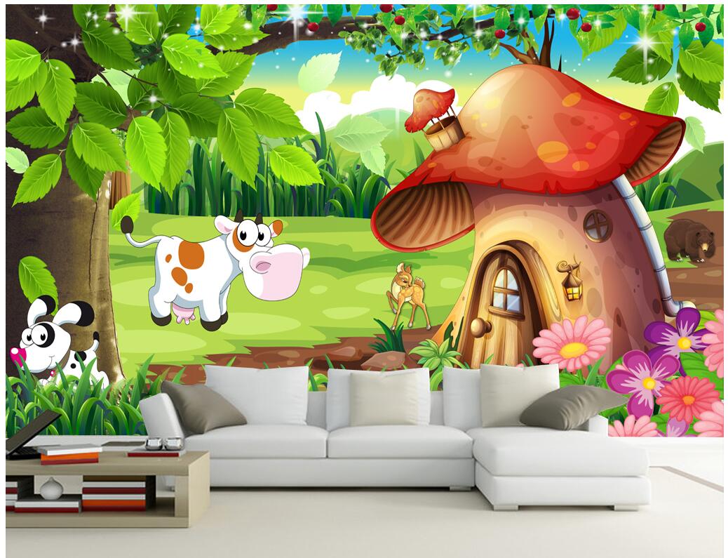 WDBH custom photo 3d wallpaper Beautiful Forest Mushroom Room Cartoon Children's Room home decor 3d wall muals wall paper for walls 3 d, Non-woven
WDBH custom photo 3d wallpaper Beautiful Forest Mushroom Room Cartoon Children's Room home decor 3d wall muals wall paper for walls 3 d, Non-woven