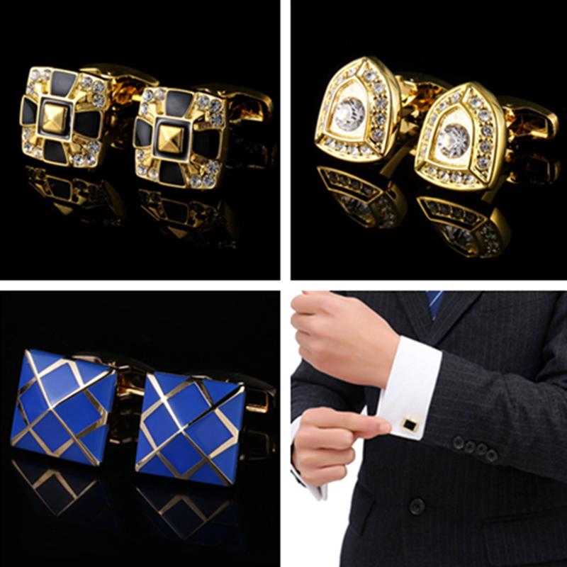 High quality Cuff Link 11 styles business Cuff Links fashion Cufflinks For mans French cufflinks wedding Best Fathers Day Xmas gift L251024