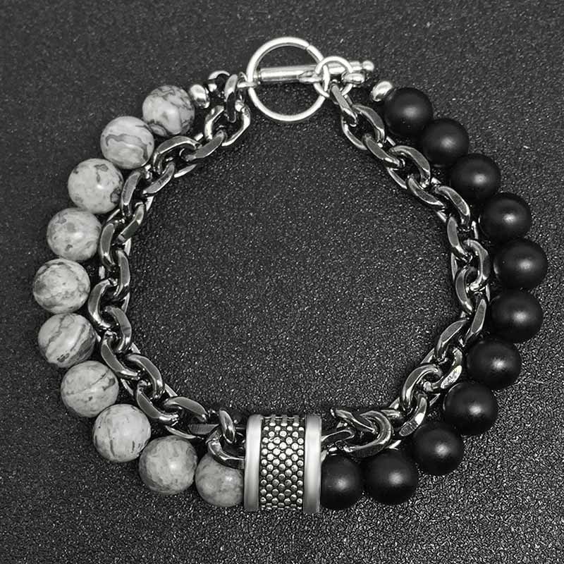 Beaded, Strands Bracelet Mens Tiger Eye Stainless Steel Double Layer Beads Hip Hop Rock Natural Stone Boyfriend Gift Wholesale
Beaded, Strands Bracelet Mens Tiger Eye Stainless Steel Double Layer Beads Hip Hop Rock Natural Stone Boyfriend Gift Wholesale