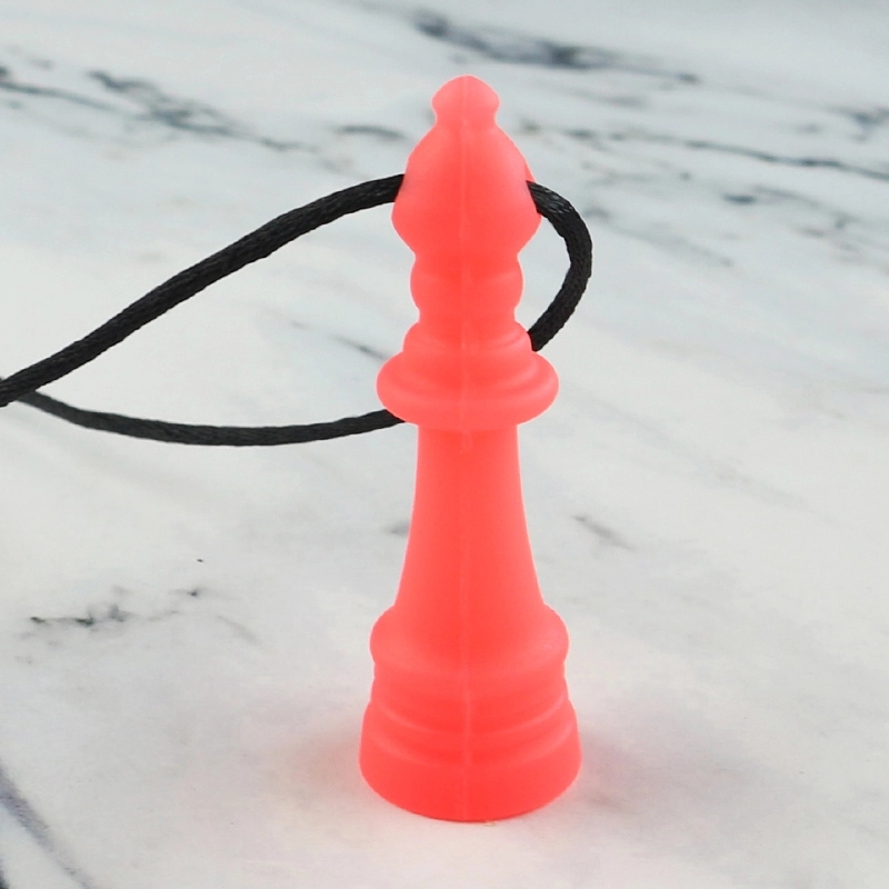 Chess Silicone Pendant Teething Necklace for Baby Toddlers Food Grade Silicone Baby Teethers Sensory Chewlry Oral Motor Chew Toys