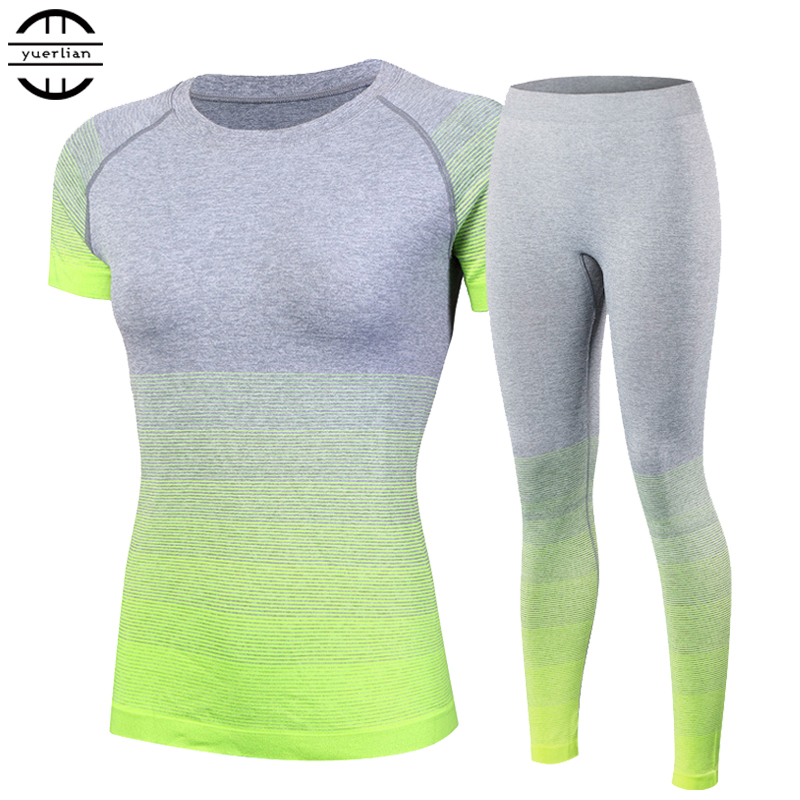 New Women's tracksuits Yoga Sets Breathable Sport Suit Fitness Gym Running Set Yoga Shirt Top Pants Green For Girls
New Women's tracksuits Yoga Sets Breathable Sport Suit Fitness Gym Running Set Yoga Shirt Top Pants Green For Girls
