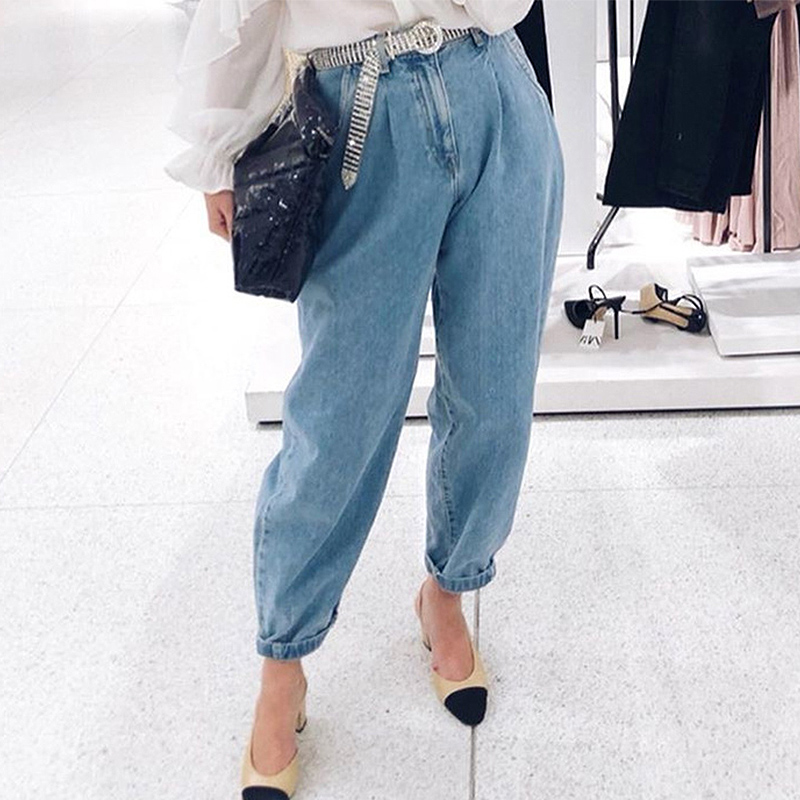 New Spring Summer Women Jeans Casual Blue Harem Denim Pants Loose Skinny Ladies Denim Long Pants Streetwear Brand Clothes, Light blue
New Spring Summer Women Jeans Casual Blue Harem Denim Pants Loose Skinny Ladies Denim Long Pants Streetwear Brand Clothes, Light blue