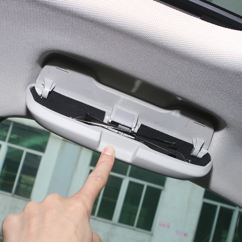Car Styling Car Glasses Box Storage Holder Sunglasses Case For Audi A1 A3 A4 A5 A6 Q5 Q7 Q3 S3 S5 S6 Accessories