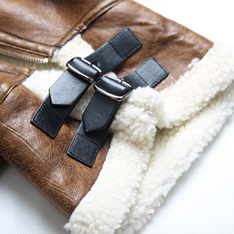 New ARRIVAL Irregular Leather Jacket Plus Size Winter Long Faux Fur Coat Women Korean Fashion Clothing