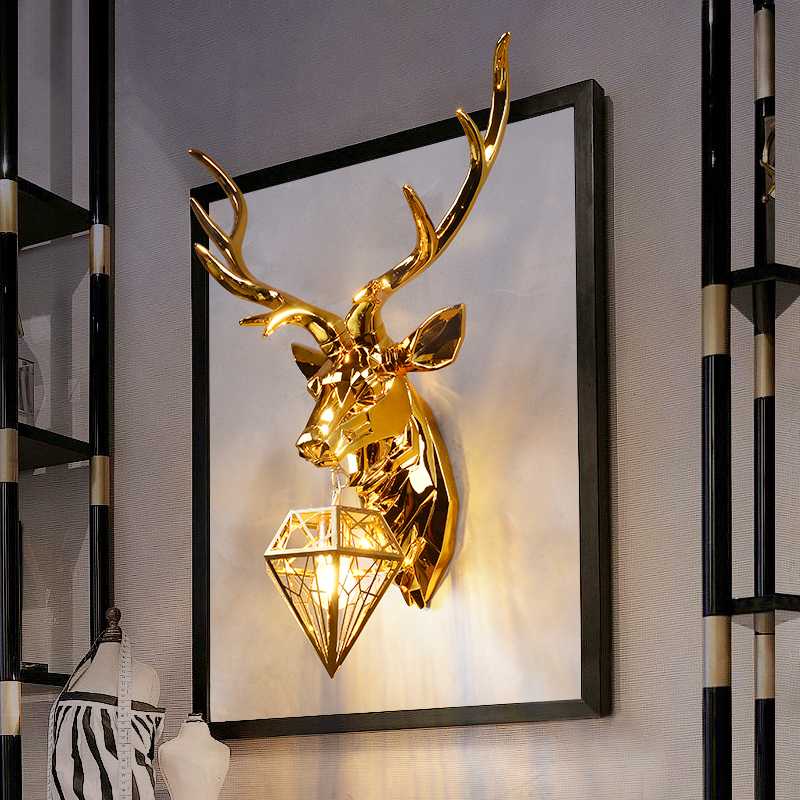 French Country Art Gold Wall Lamp American Retro Loft Wall Light Bedroom Living Room Decoration Antler Lights Lamp for Home
French Country Art Gold Wall Lamp American Retro Loft Wall Light Bedroom Living Room Decoration Antler Lights Lamp for Home