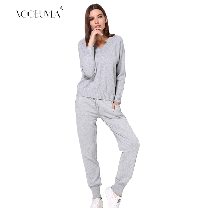 Voobuyla Women Tracksuits Knitting V neck Top+Pants Sport Suit Gym Fitness Workout Yoga Set Running Jogging Clothing, Khaki
Voobuyla Women Tracksuits Knitting V neck Top+Pants Sport Suit Gym Fitness Workout Yoga Set Running Jogging Clothing, Khaki