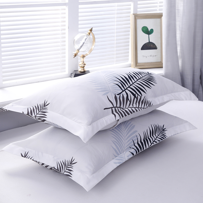 Modern Brief Pillowcase 48 x 74cm White leaf Printed Pillow Covers Polyester Geometric Pattern Only 2pcs Pillow Case (No filler, Xtfq
Modern Brief Pillowcase 48 x 74cm White leaf Printed Pillow Covers Polyester Geometric Pattern Only 2pcs Pillow Case (No filler, Xtfq