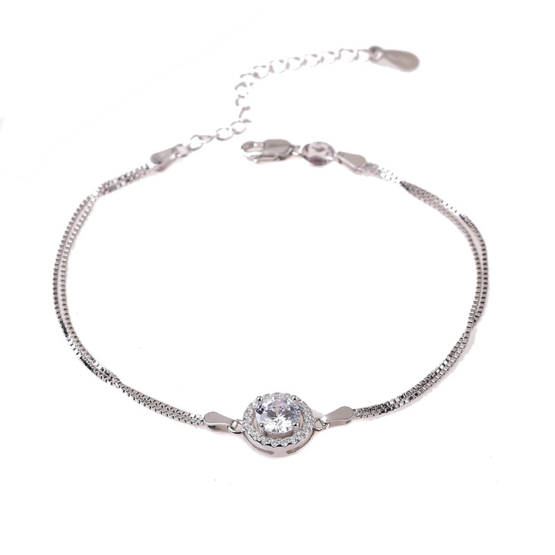 Moissanite Bracelet for Women Female 1CT Round Moissanite 925 Pure Silver Bracelets with Certificate Fine Jewelry
Moissanite Bracelet for Women Female 1CT Round Moissanite 925 Pure Silver Bracelets with Certificate Fine Jewelry