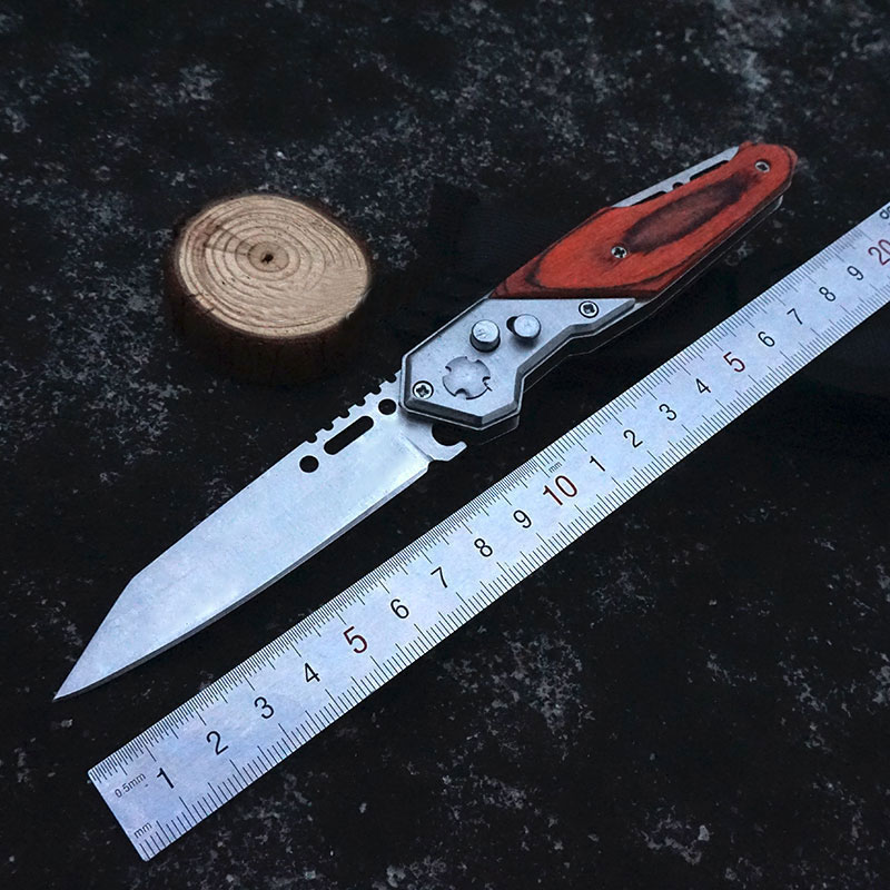 mini tactical folding knife Survival Pocket Knife Outdoor Camping Hunting Knives 440C Steel Blade Wood Handle Multitool EDC Tool
mini tactical folding knife Survival Pocket Knife Outdoor Camping Hunting Knives 440C Steel Blade Wood Handle Multitool EDC Tool