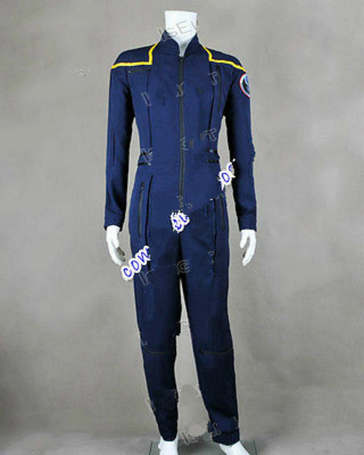 Star Trek Cosplay Kirk Enterprise Costume Archer Jumpsuit Uniform Suit Outfit, Photo color
Star Trek Cosplay Kirk Enterprise Costume Archer Jumpsuit Uniform Suit Outfit, Photo color
