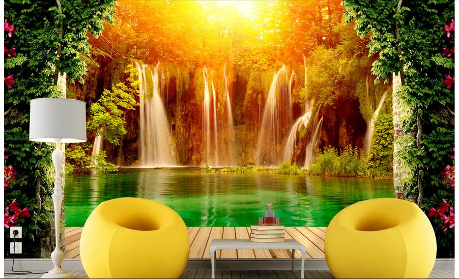 WDBH custom photo 3d wallpaper Sunny waterfall idyllic landscape background living room Home decor 3d wall murals wallpaper for walls 3 d, Non-woven
WDBH custom photo 3d wallpaper Sunny waterfall idyllic landscape background living room Home decor 3d wall murals wallpaper for walls 3 d, Non-woven