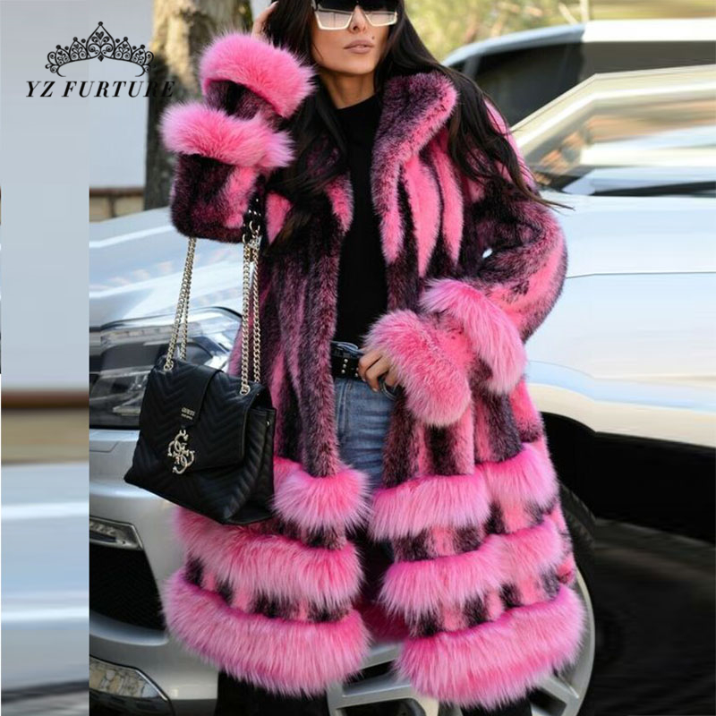 Luxury New Real Full Pelt Coats Colorful Fur Elegant Women Winter Warm Long Size Stand Collar Jacket, Mkw-307 90cm long
Luxury New Real Full Pelt Coats Colorful Fur Elegant Women Winter Warm Long Size Stand Collar Jacket, Mkw-307 90cm long