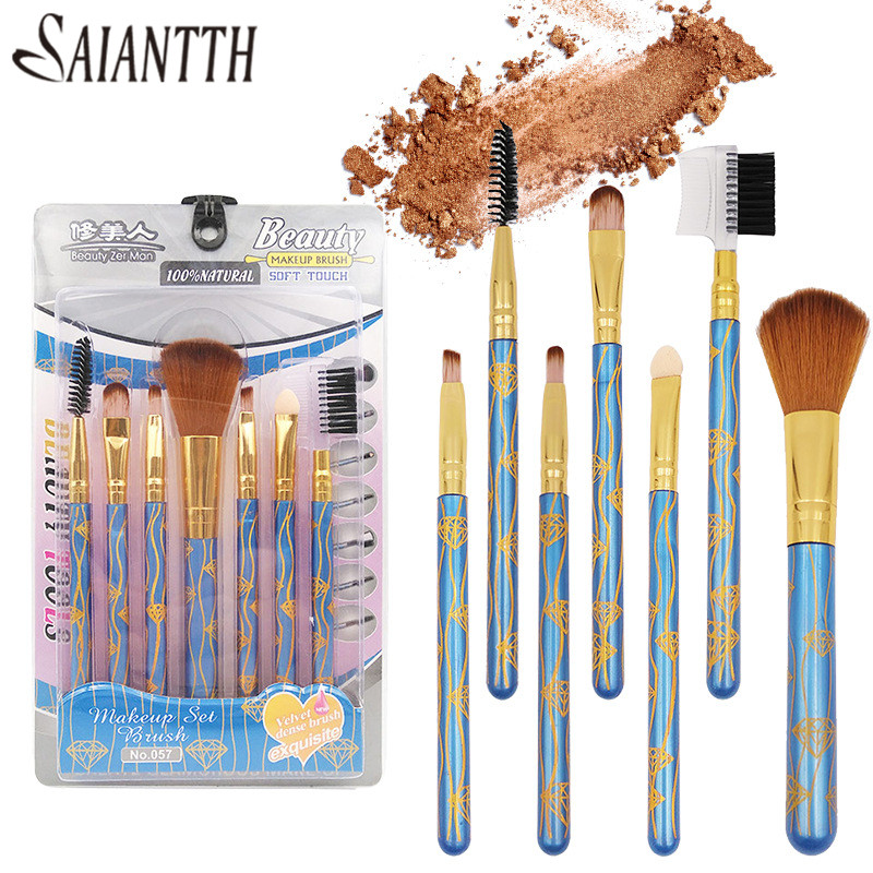 SAIANTTH 7pcs wood makeup brushes set mini portable Diamond Multifunction beauty cosmetic tool eyeshadow blush eyebrow concealer
SAIANTTH 7pcs wood makeup brushes set mini portable Diamond Multifunction beauty cosmetic tool eyeshadow blush eyebrow concealer