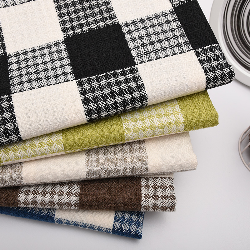 Width 148cm Wholesale Upholstery Sofa Cover Linen Cotton Old Coarse Cloth Ripstop Stripe Diy Tablecloth Canvas Fabric