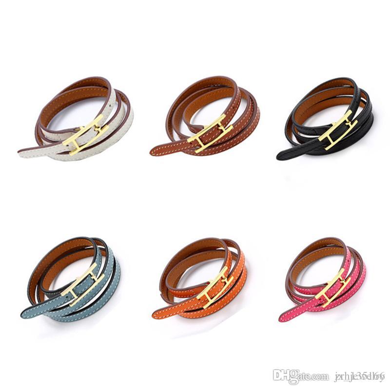 2019 Jewelry wholesale H belt buckle, three layer leather bracelet, Kell bracelet, H letter leather bangles, men and women Bracelet, Golden;silver
2019 Jewelry wholesale H belt buckle, three layer leather bracelet, Kell bracelet, H letter leather bangles, men and women Bracelet, Golden;silver