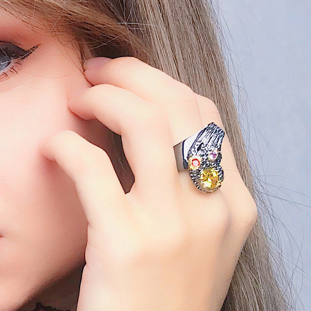 Fast delivery Good Quality Special design Rock Golden stone Ring Gun black Jewellery Party Jewelry Big rings
Fast delivery Good Quality Special design Rock Golden stone Ring Gun black Jewellery Party Jewelry Big rings