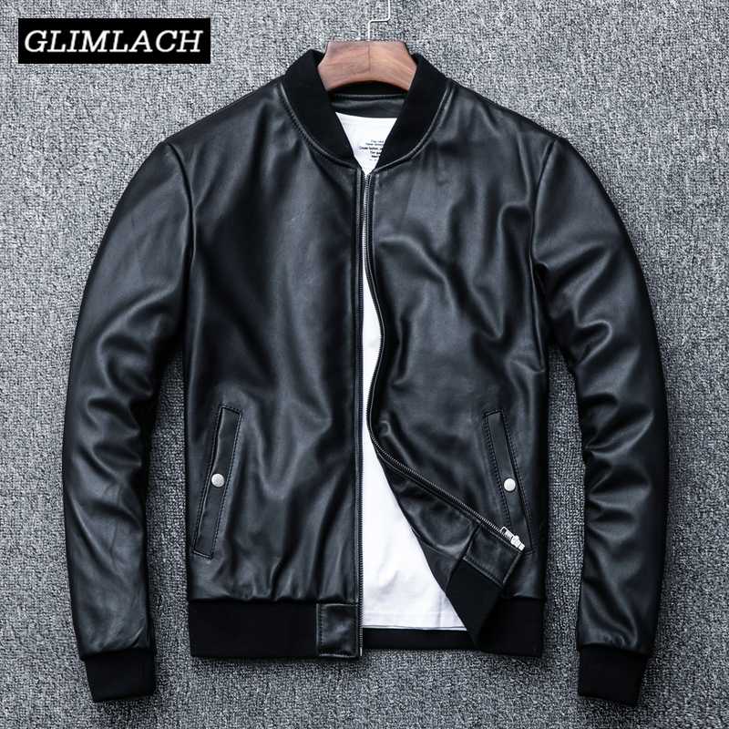 2020 Sheepskin Real Leather Motorcycle Bomber Jacket Men Aviation Flight Genuine Leather Coats Black Large Size Outwear
2020 Sheepskin Real Leather Motorcycle Bomber Jacket Men Aviation Flight Genuine Leather Coats Black Large Size Outwear