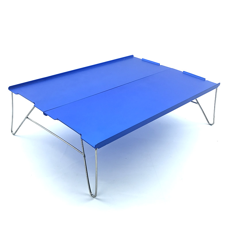 Blue Ultralight table Outdoor mini folding portable table picnic light aluminum travel for camping
Blue Ultralight table Outdoor mini folding portable table picnic light aluminum travel for camping