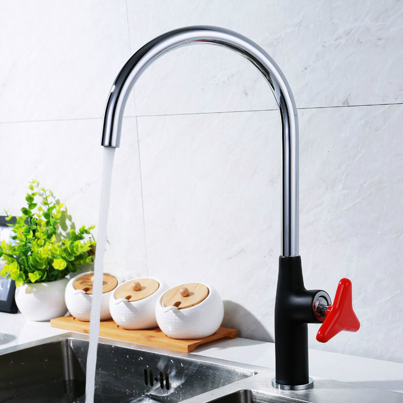 Chrome Plated Brass Hot And Cold Kitchen Sink Faucet Trigonometric Stone Handle Mixer Water Tap White/Black/Chrome 3 Choice
Chrome Plated Brass Hot And Cold Kitchen Sink Faucet Trigonometric Stone Handle Mixer Water Tap White/Black/Chrome 3 Choice